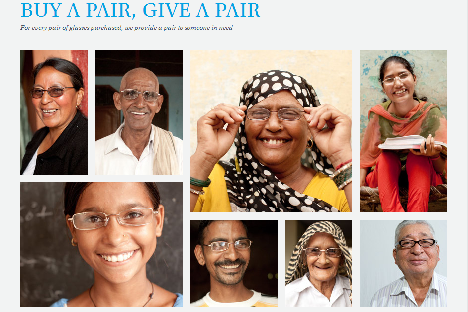  “Buy a Pair, Give a Pair” Program