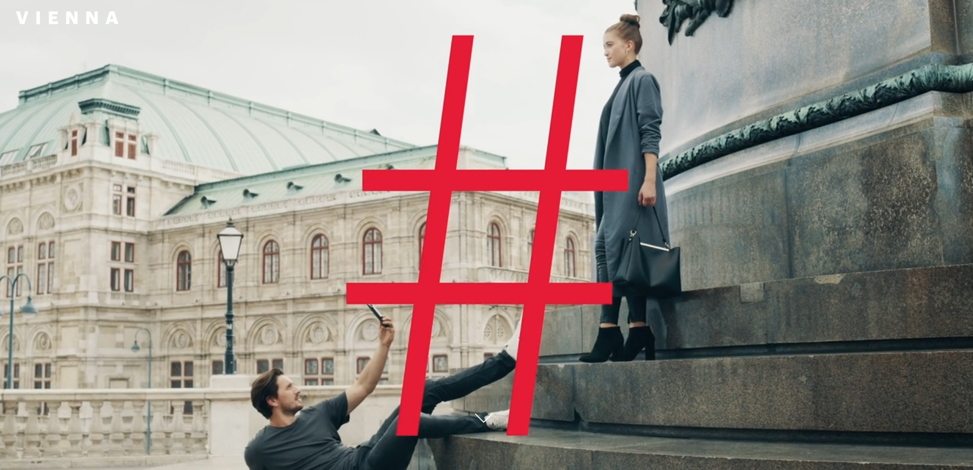 Unhashtag Vienna- Vienna Tourist Board obscured the world best-known artwork with a giant red hashtag