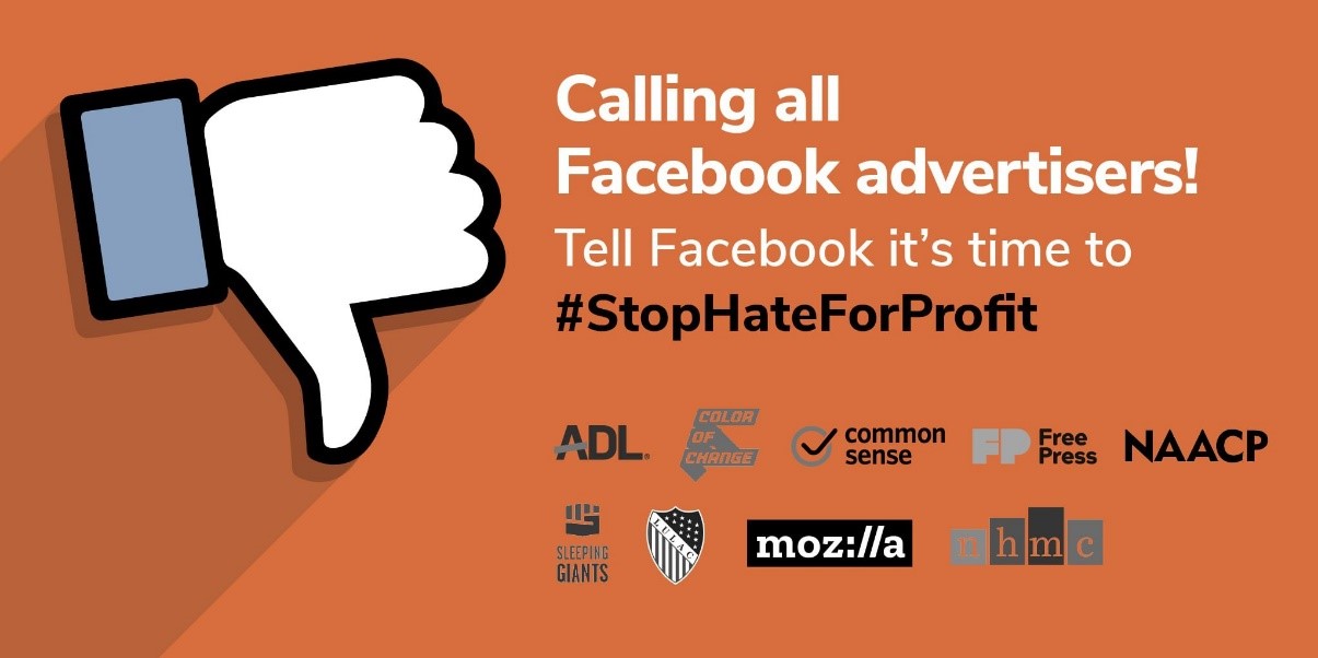 #StopHateforProfit: Facebook Ads Boycott